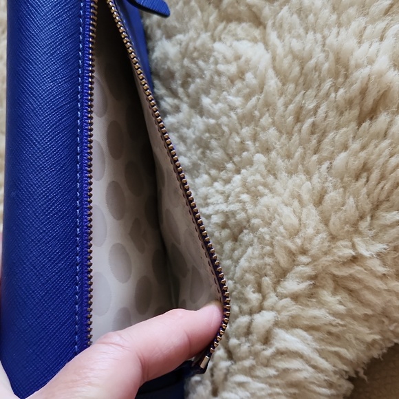 Kate Spade Purple Blue Long Tri-Fold Phone Wallet 💜💙 - Picture 5 of 14